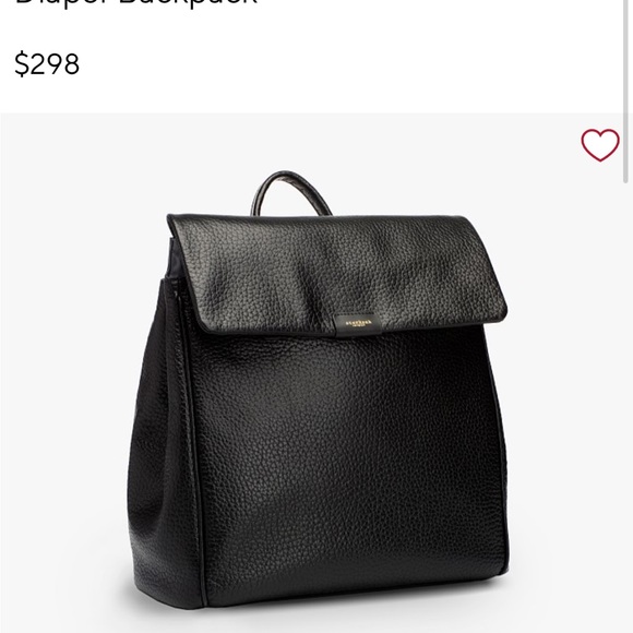 Storksak Handbags - Storksak St. James Leather convertible Diaper backpack